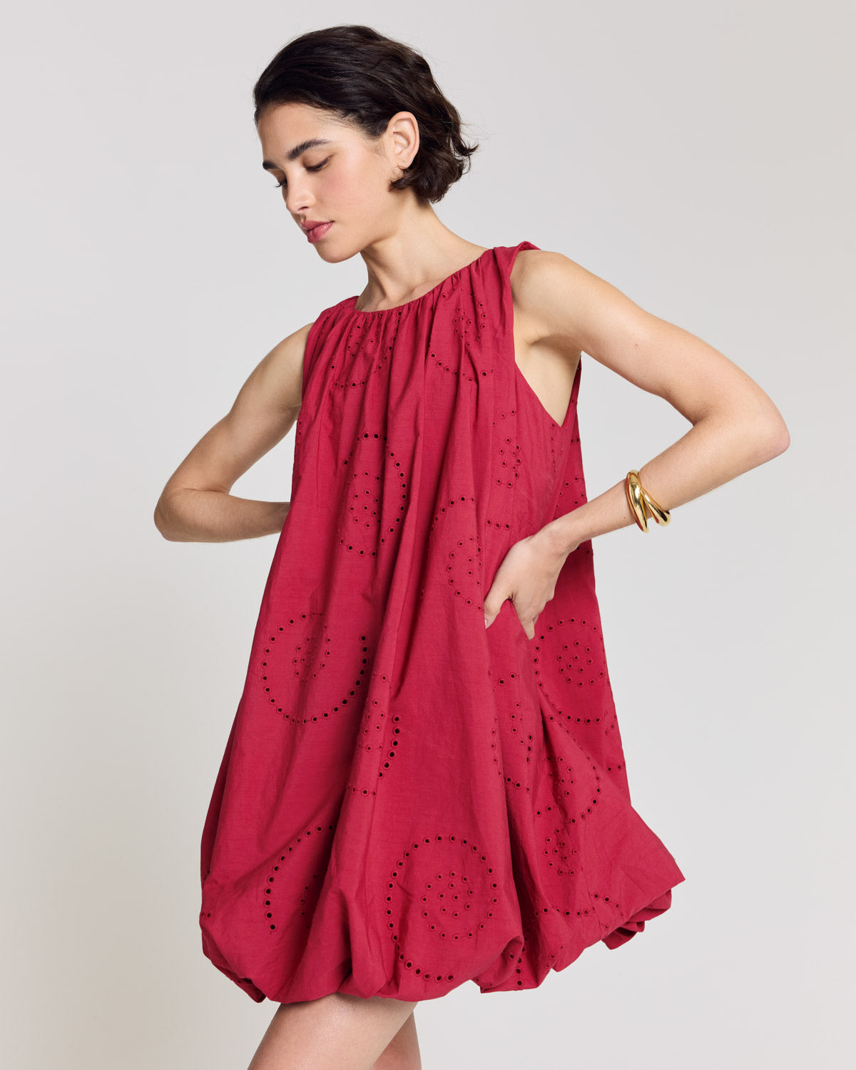 Cleophee red dress