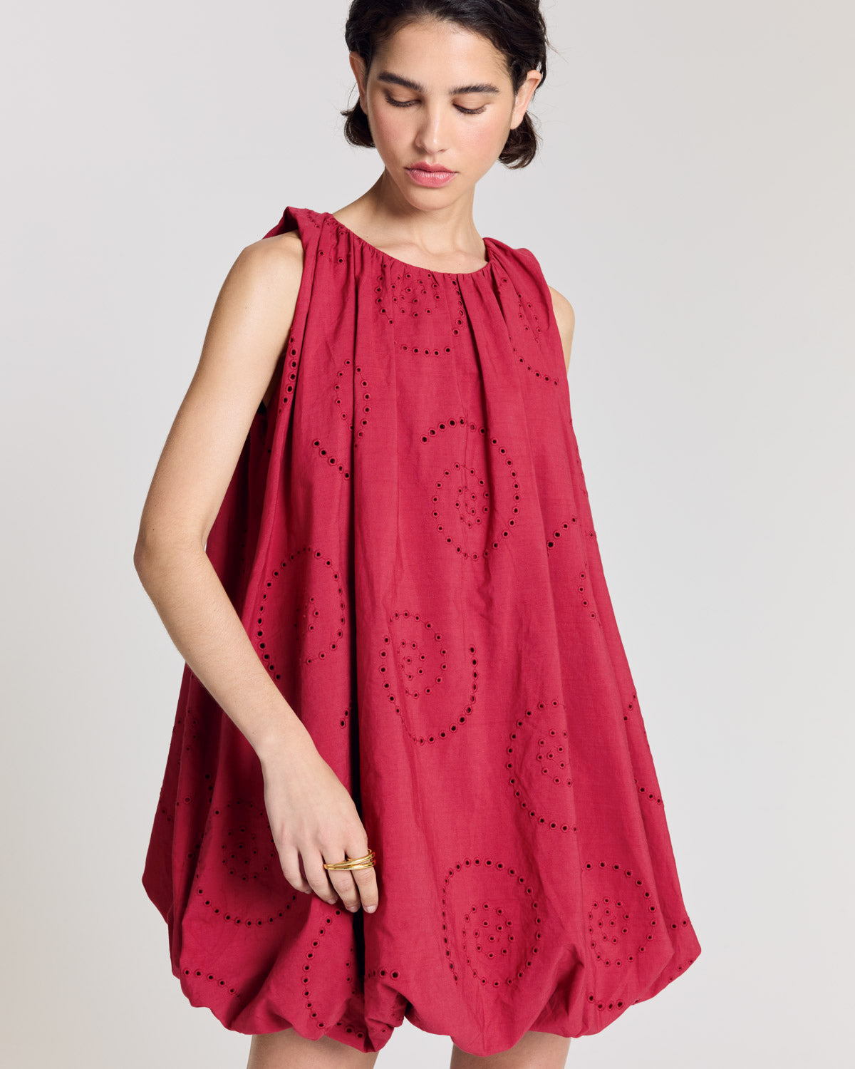Cleophee red dress