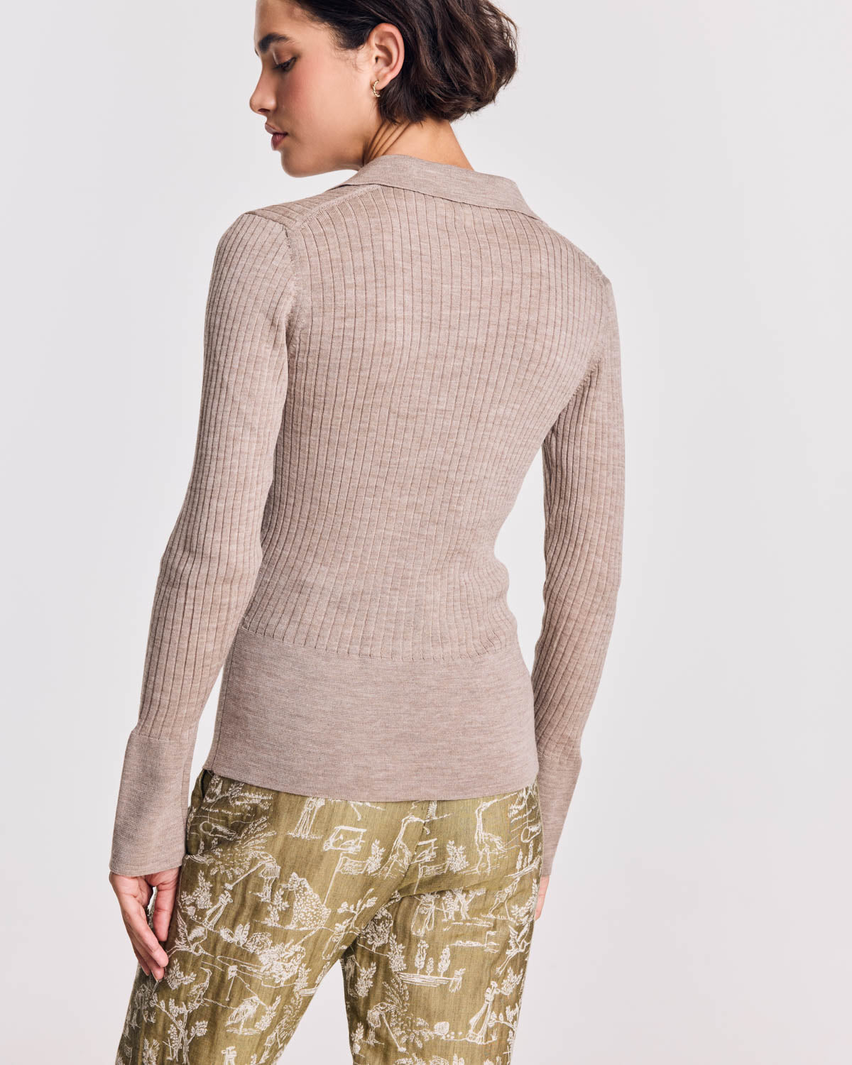 Cardigan Ombeline beige