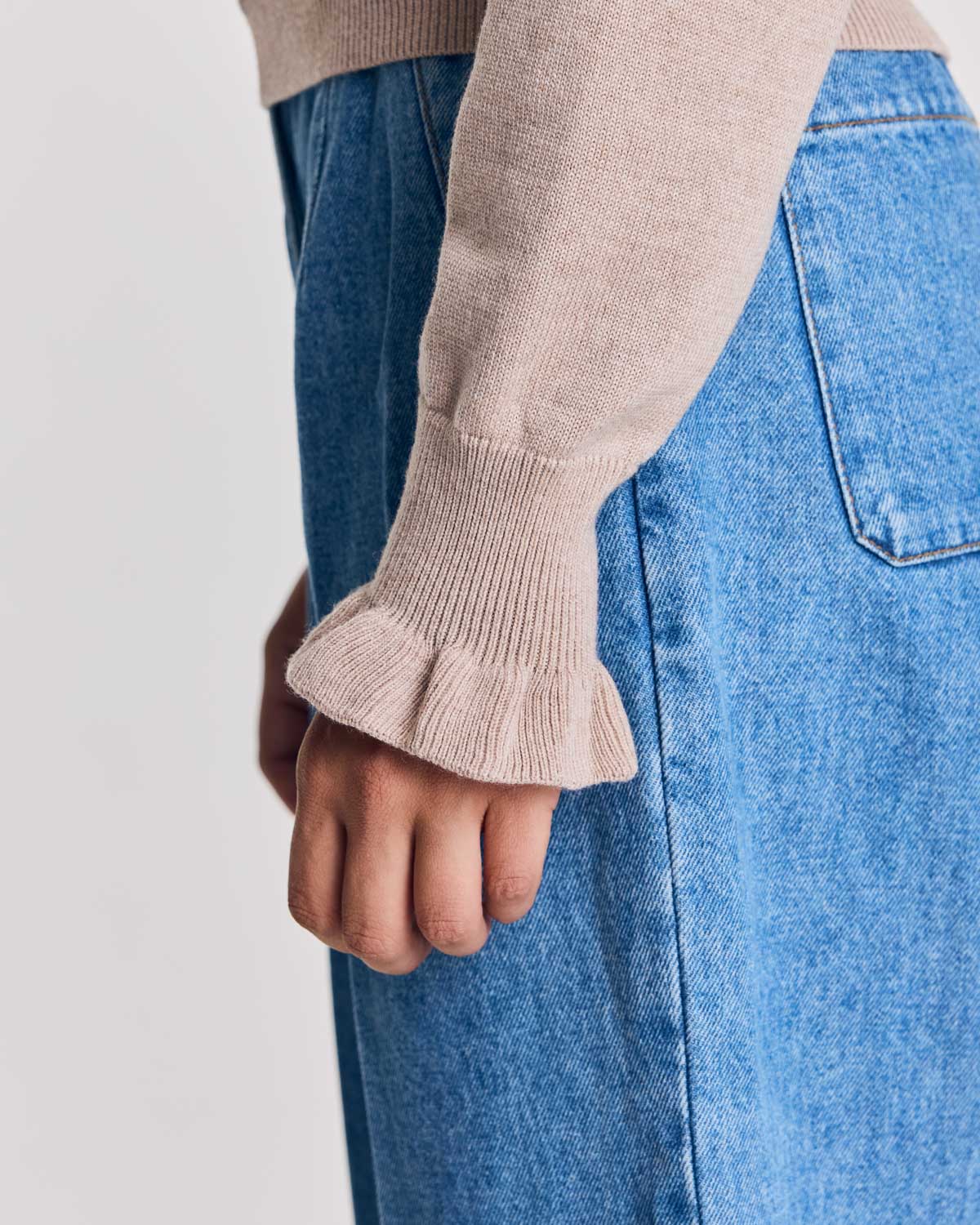 Pull Lila beige et rouille