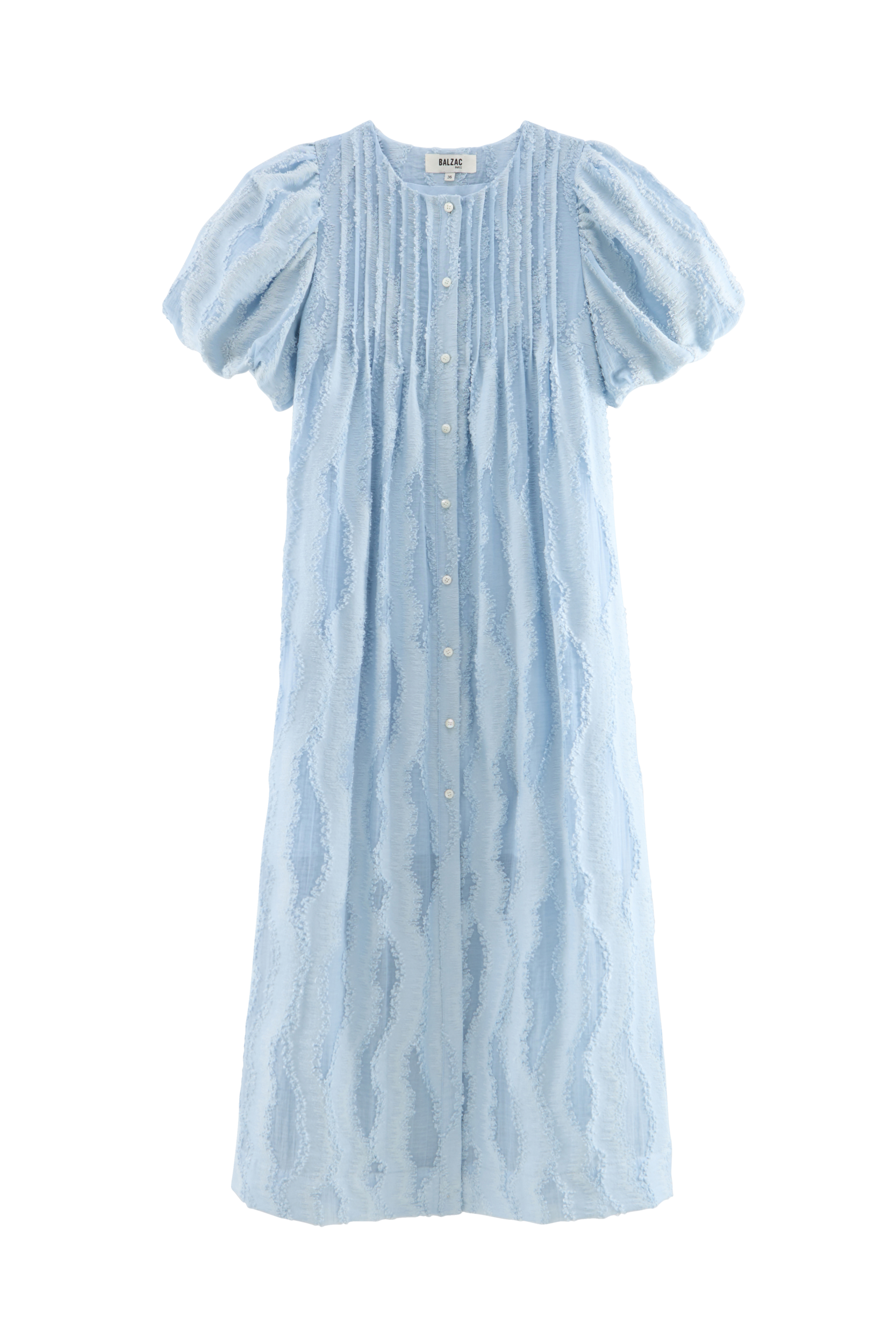 Dress Lavanda sky blue textured