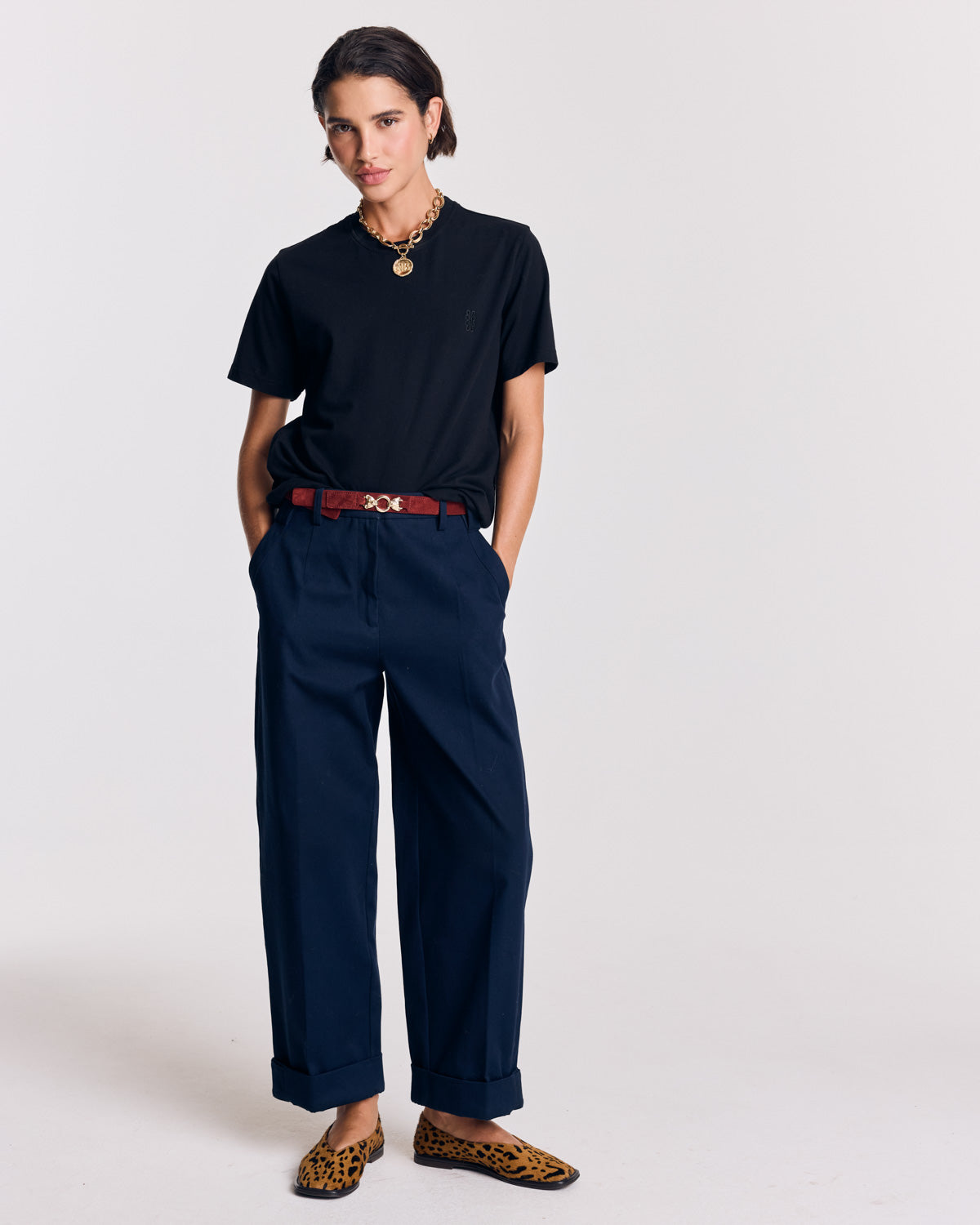 Tristan navy blue pants