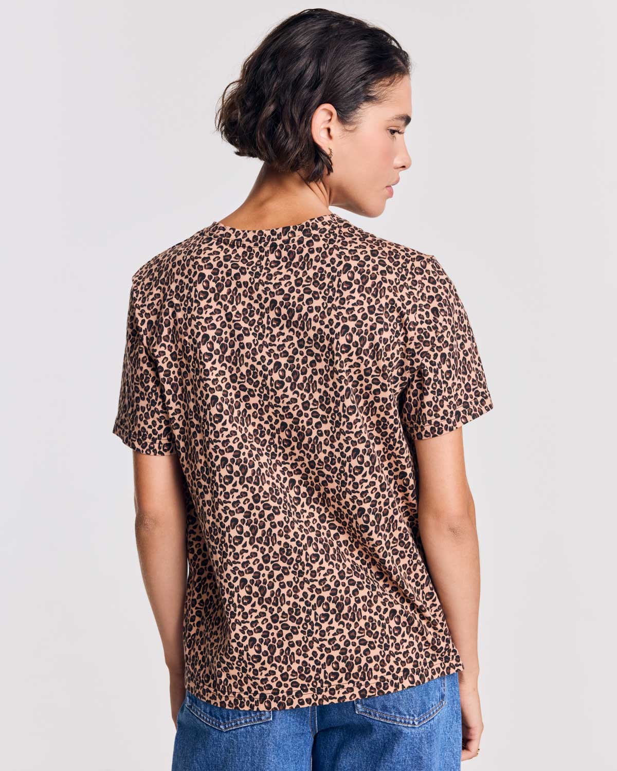 Tee-shirt Bree léopard brodé