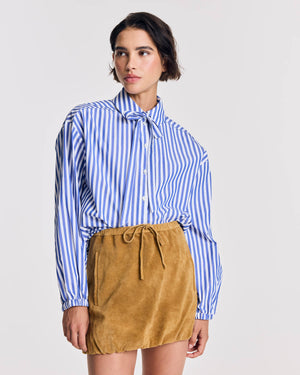 Chemise Ingrid rayures bleu