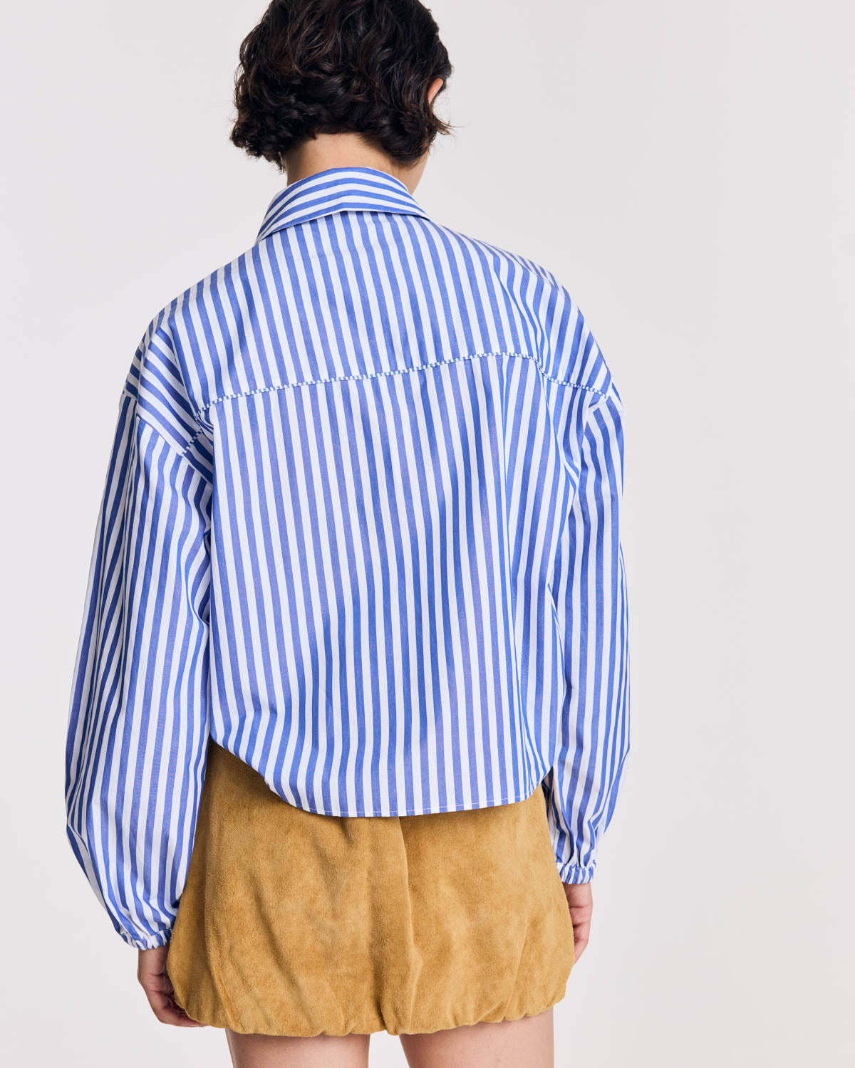 Chemise Ingrid rayures bleu