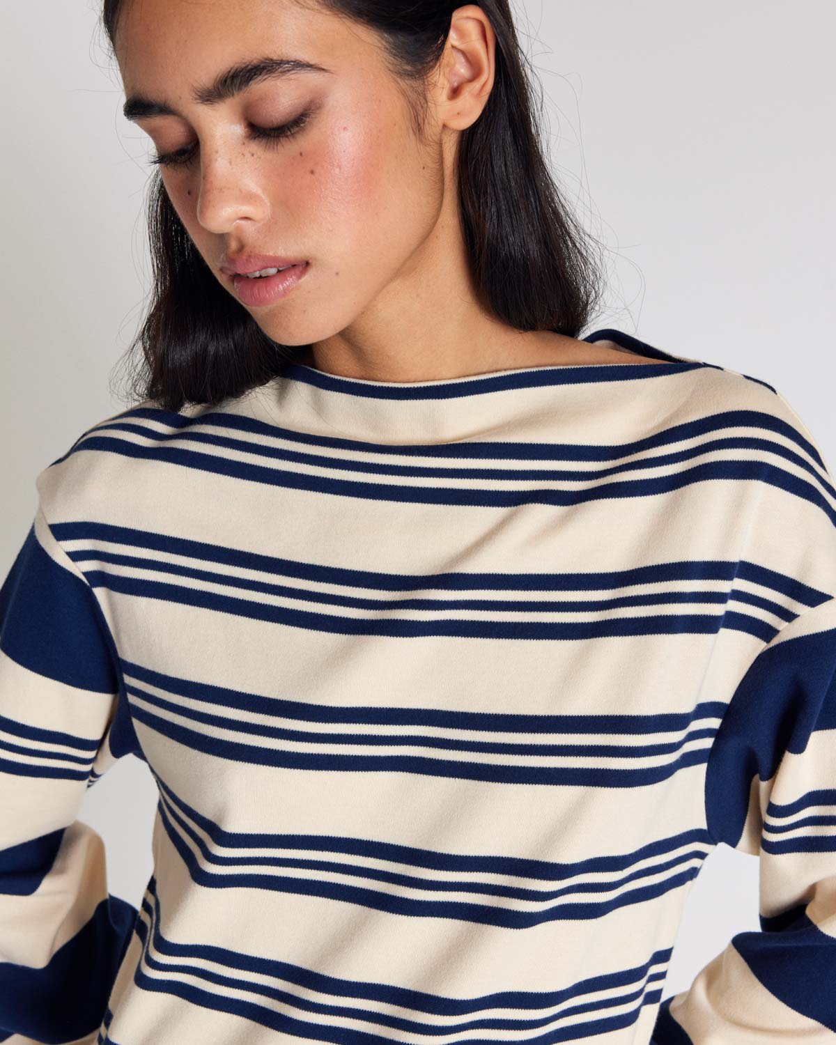 Tee-shirt Lubin rayures bleu marine