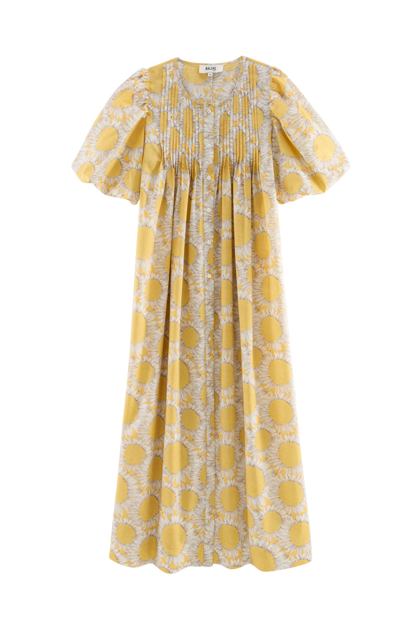Lavanda dress with Liberty sunflower print