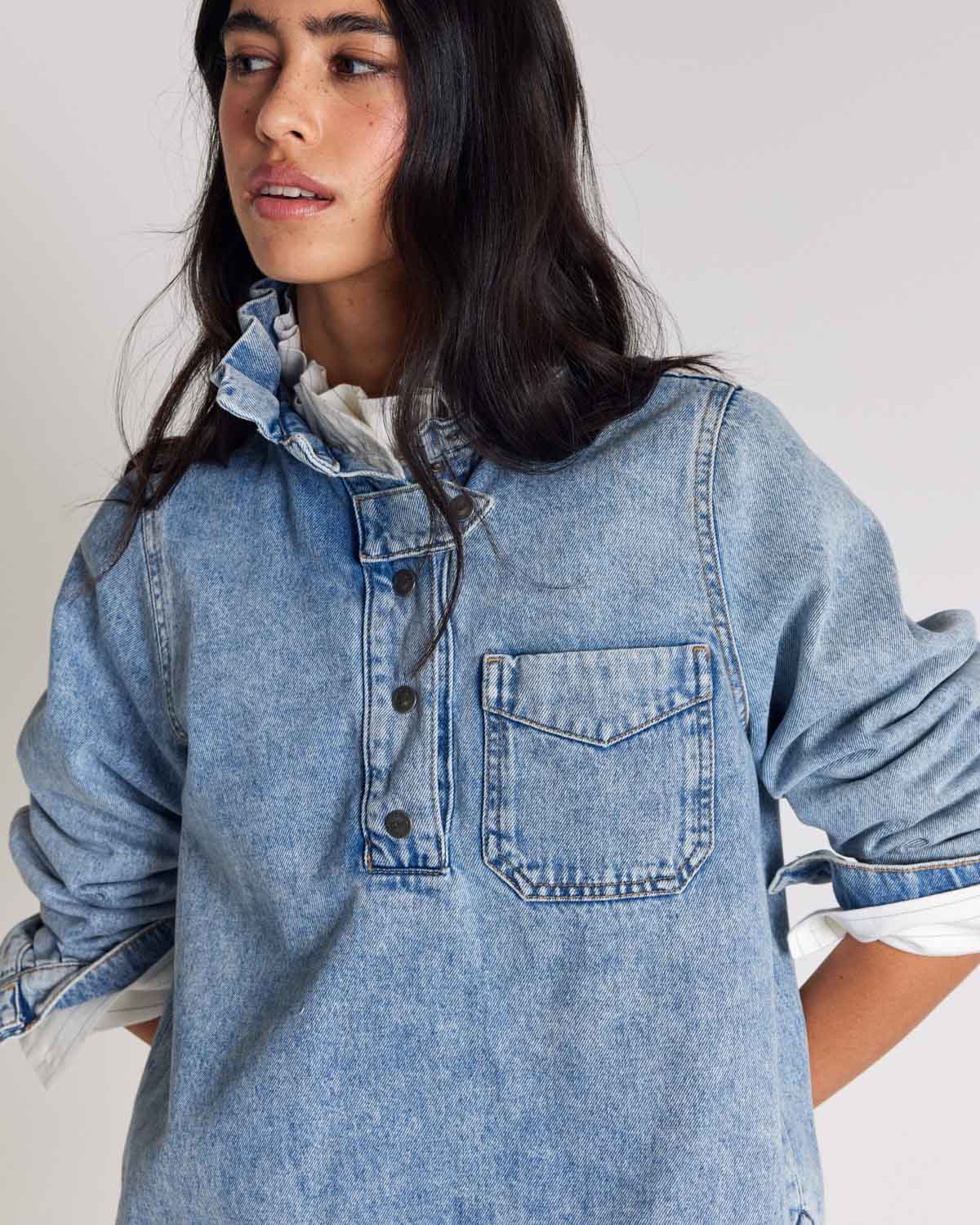 Vareuse Cyrius bleu glacier