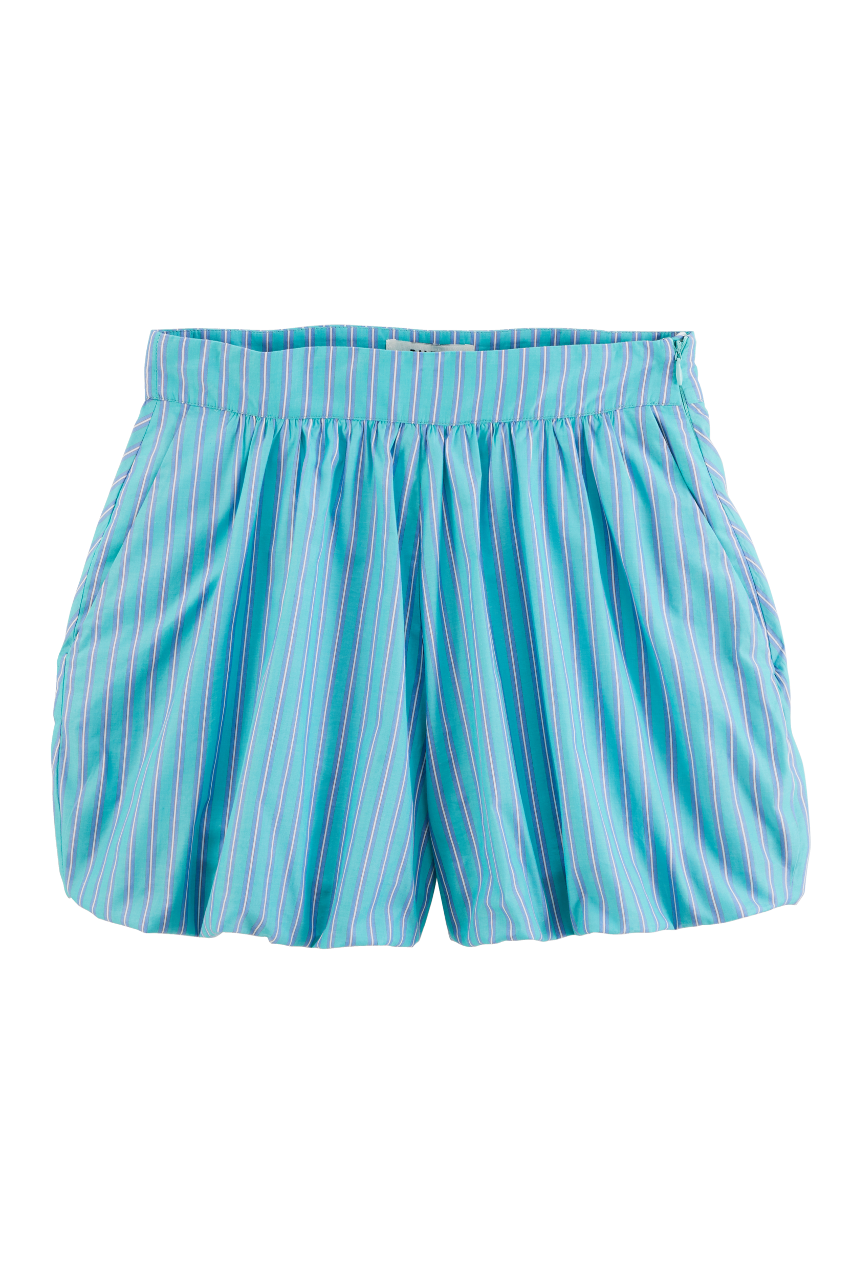 Shorts Marcelline stripes turquoise