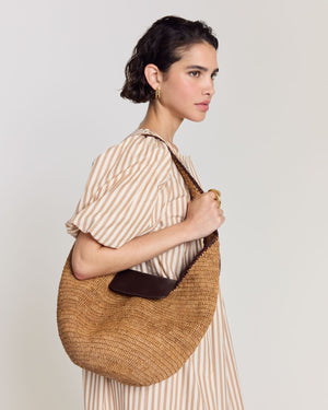 Umbra raffia and chocolate basket