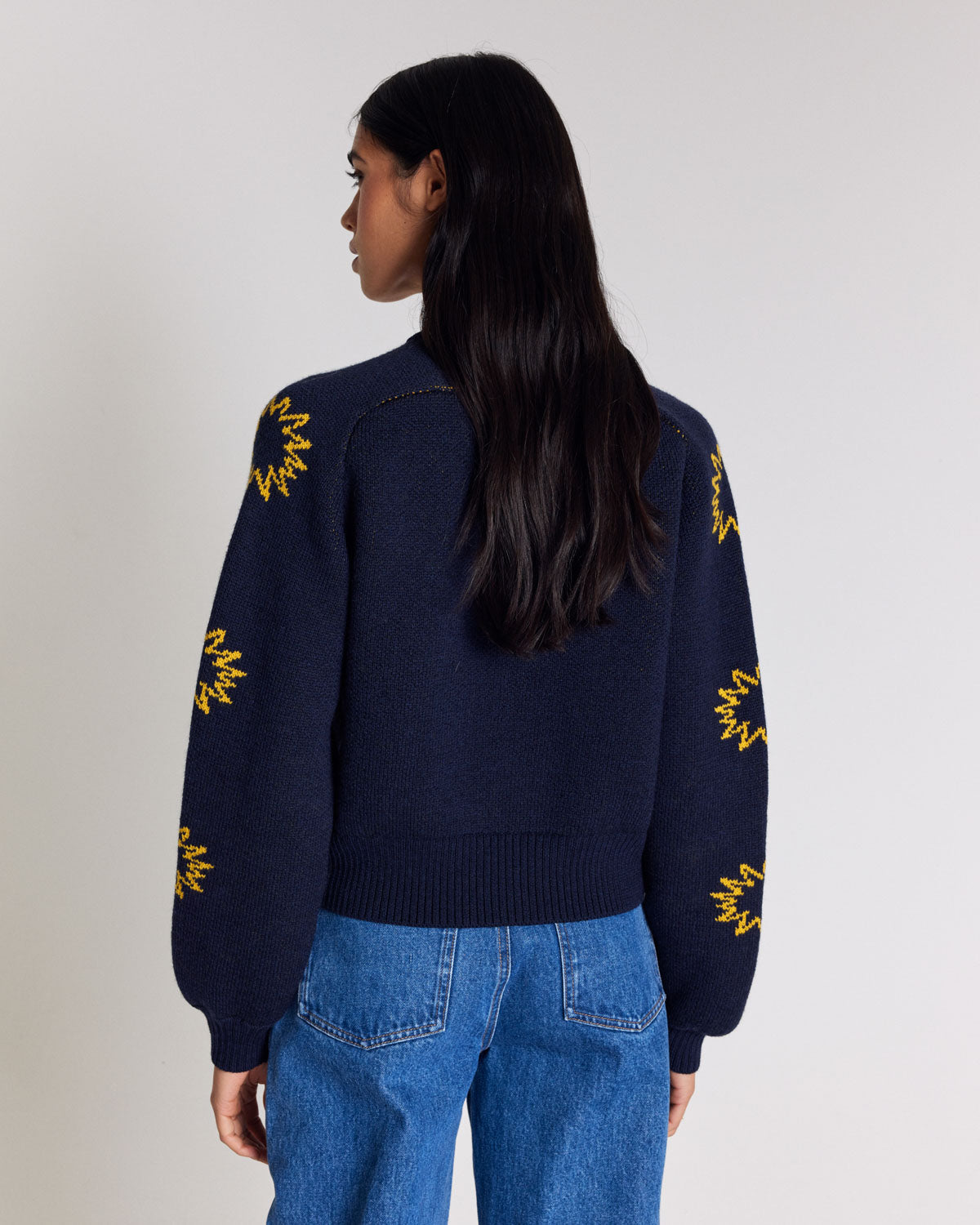 Cardigan Lucile navy blue