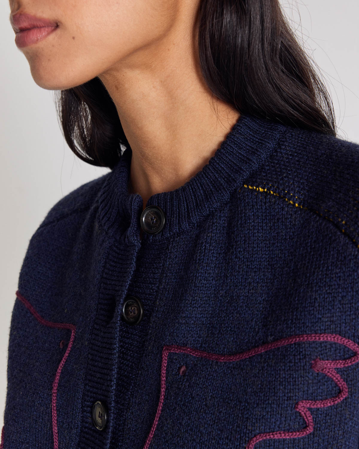 Cardigan Lucile navy blue