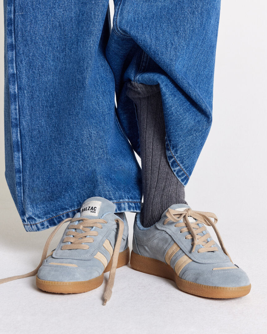 Quinn sneakers in blue and beige
