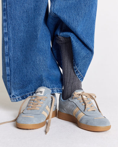 Quinn sneakers in blue and beige