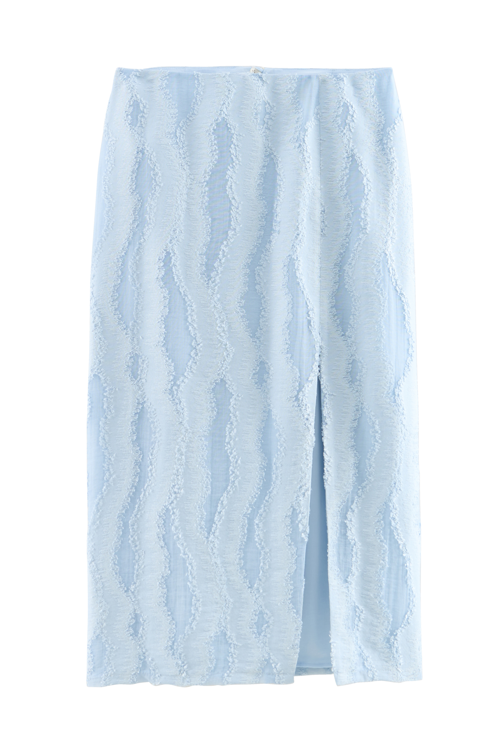 Skirt Donatelle sky blue textured