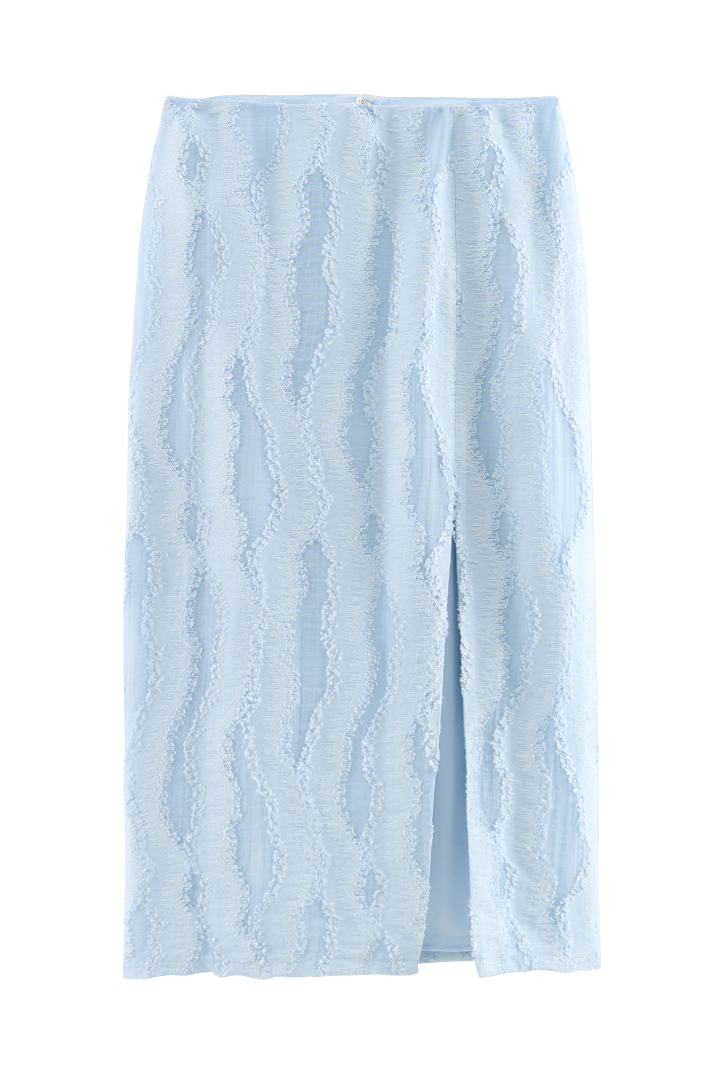 Jupe Donatelle bleu ciel texturé