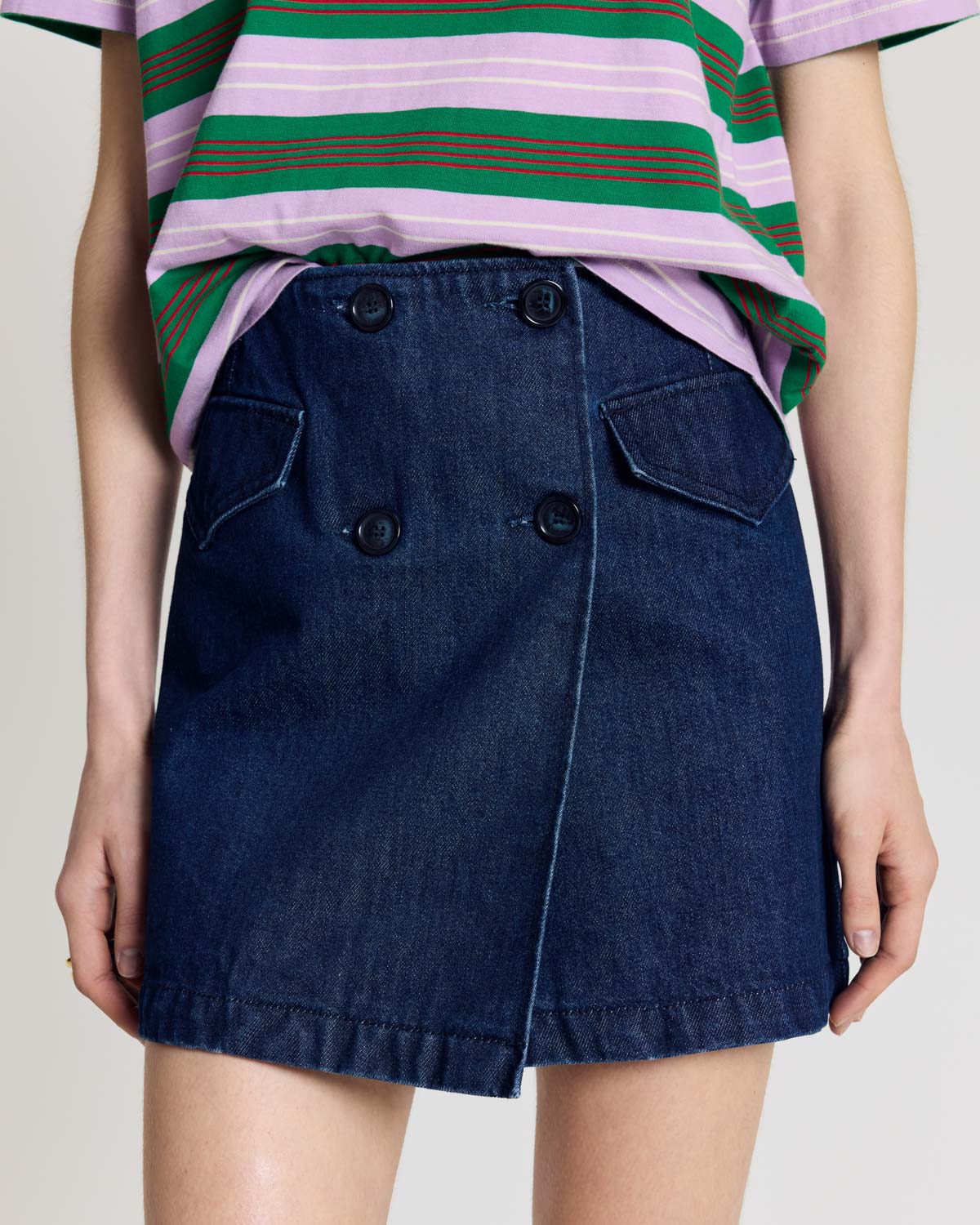 Skirt Rosina blue indigo