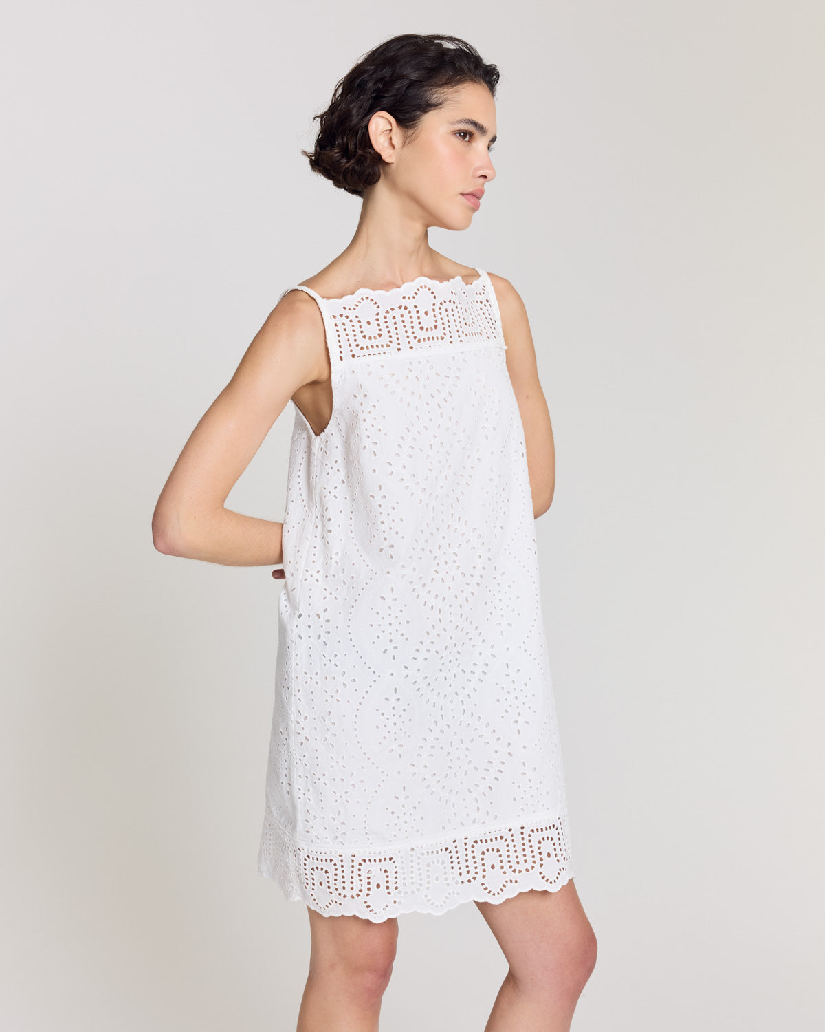 Dress Nerida natural white
