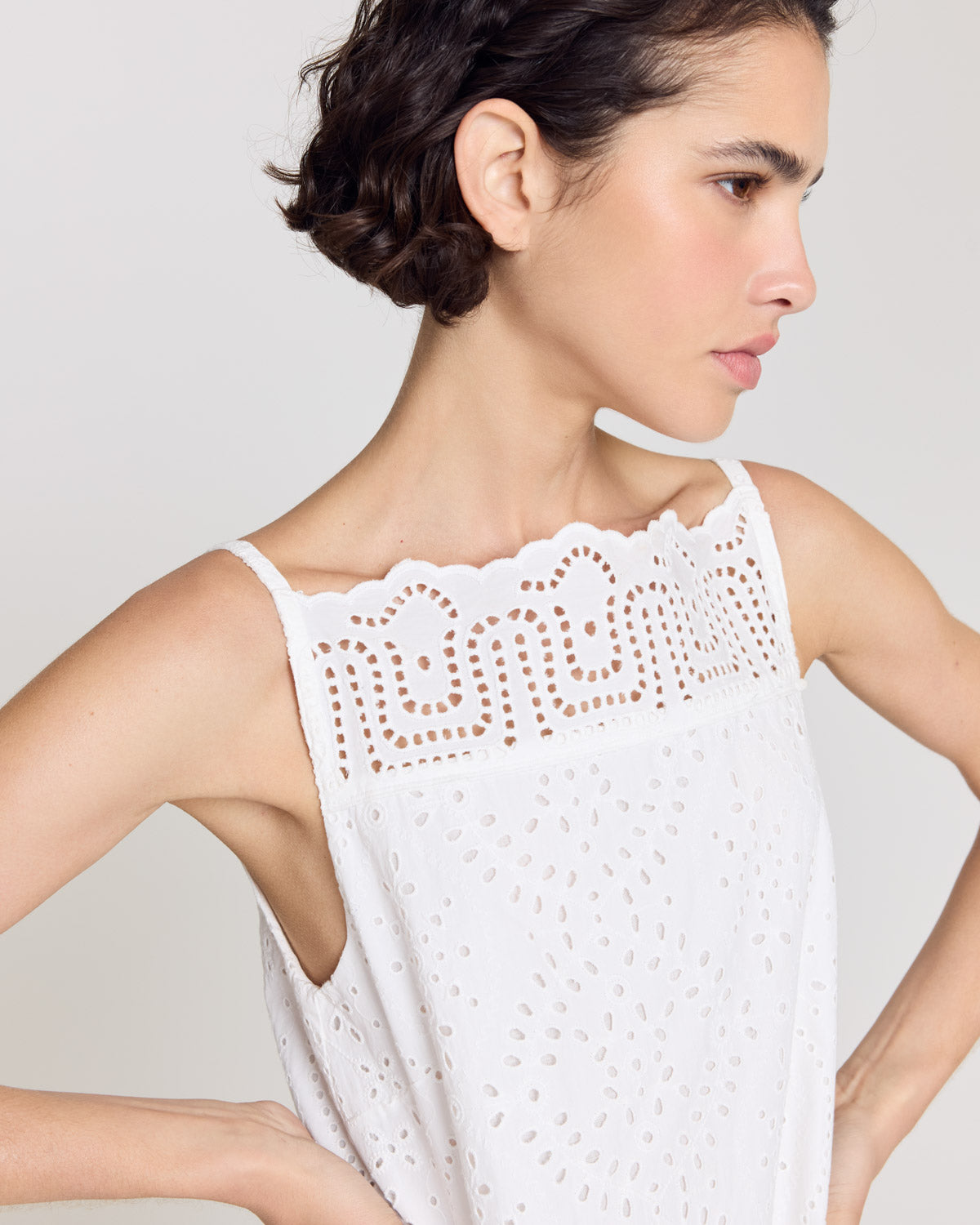 Dress Nerida natural white