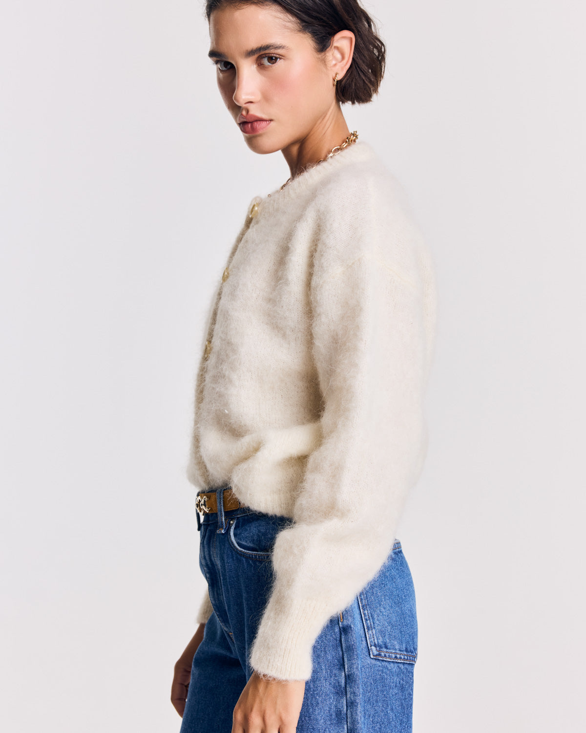 Cardigan Douceur écru
