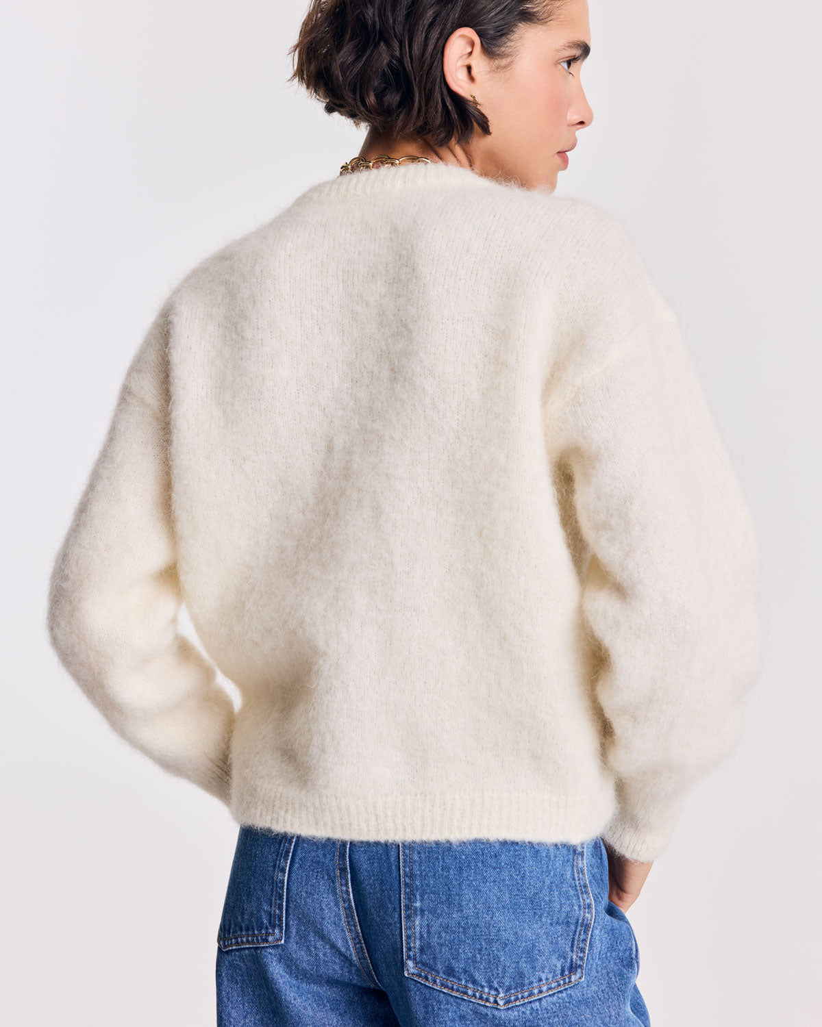 Cardigan Douceur écru