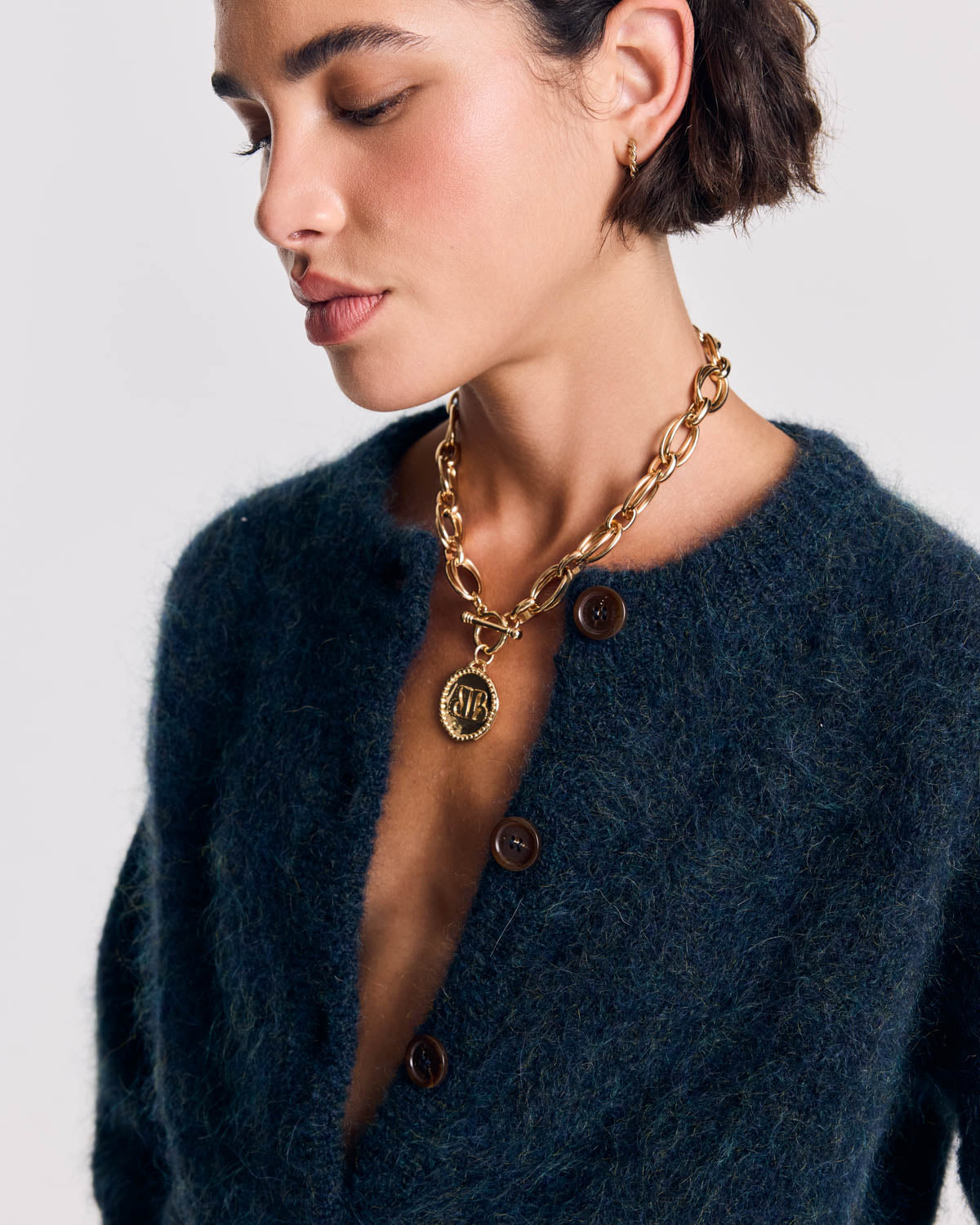 Cardigan Douceur marine
