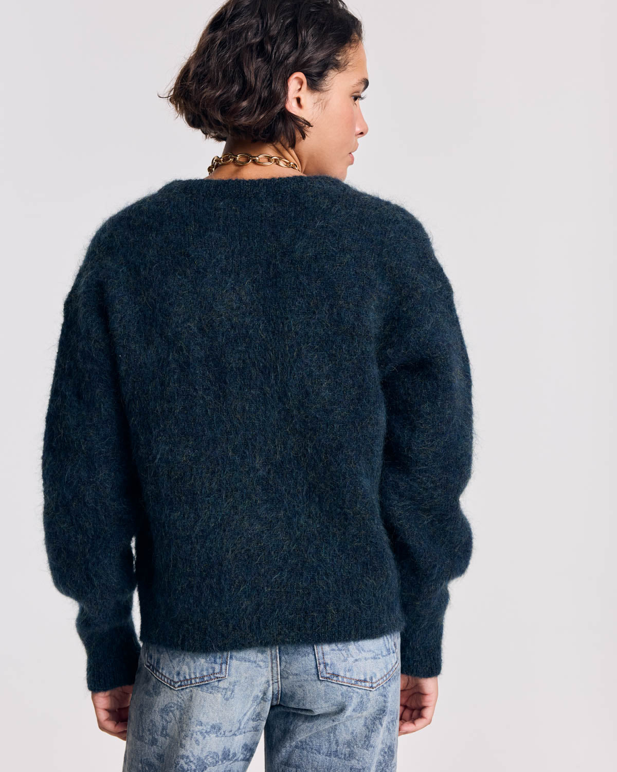 Cardigan Douceur marine