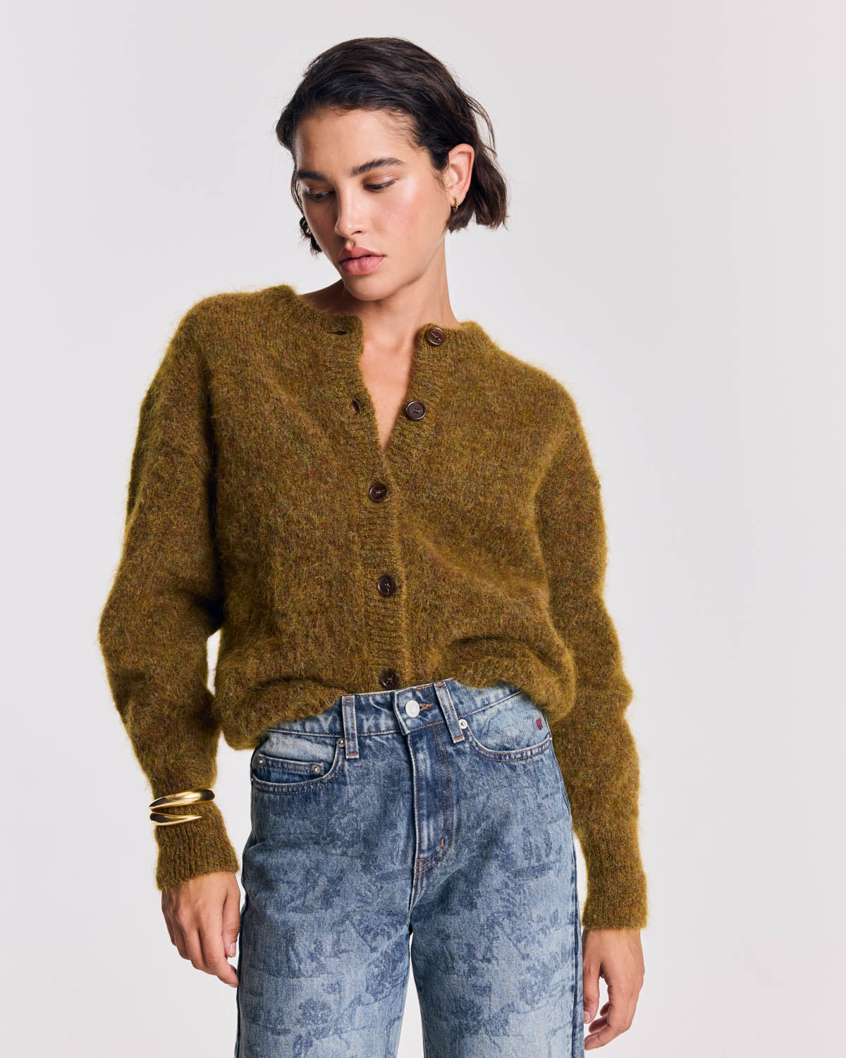 Cardigan Douceur ocre