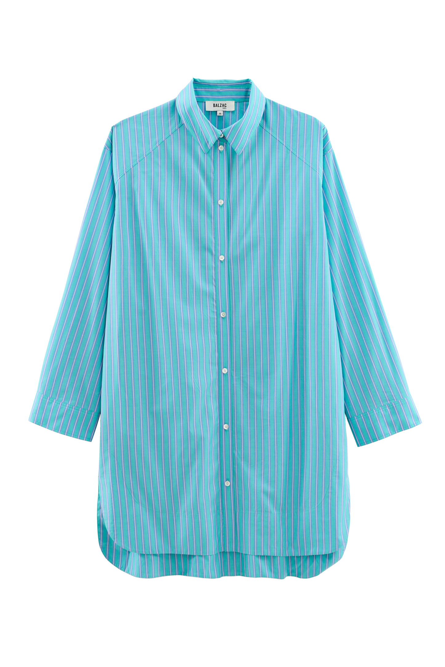 Lowen turquoise striped dress
