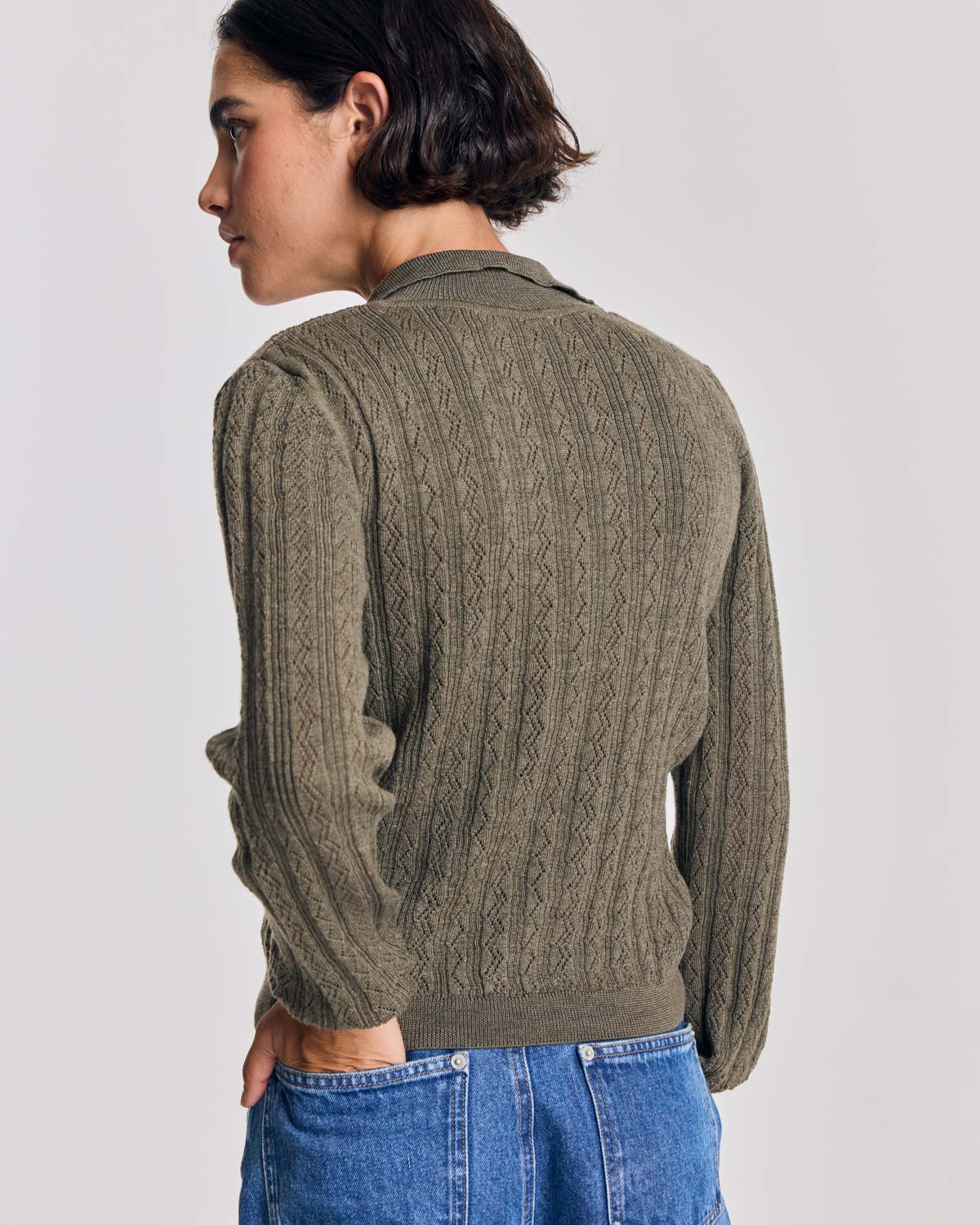 Cardigan Odile kaki
