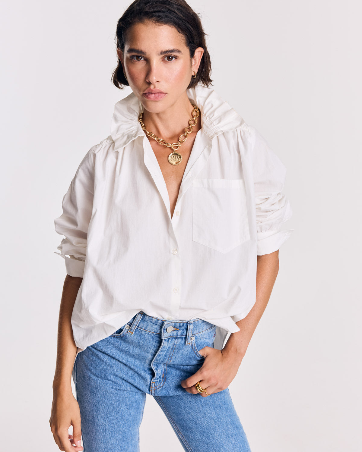 Natural white Léonor shirt