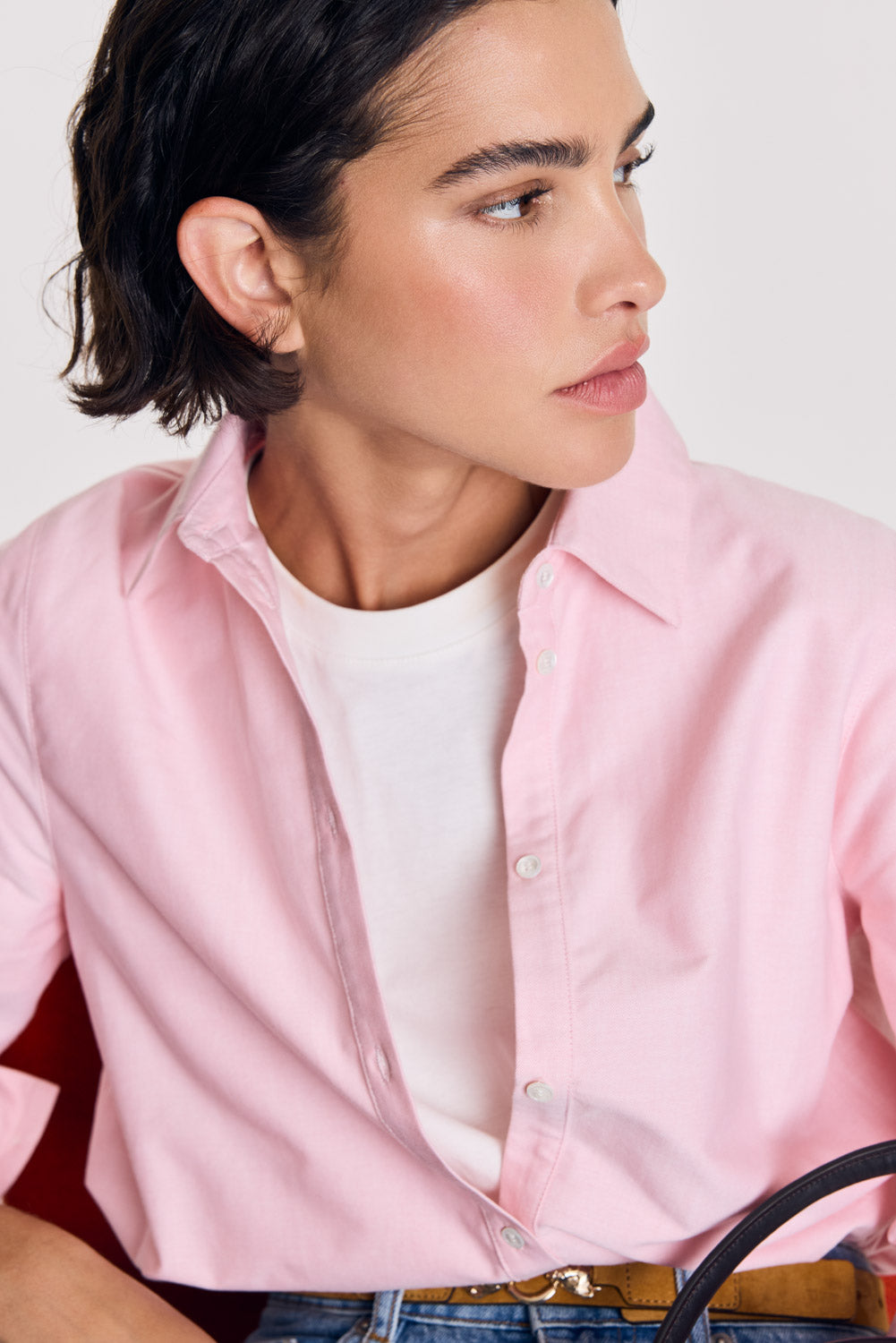 Chemise Liseron rose dragé