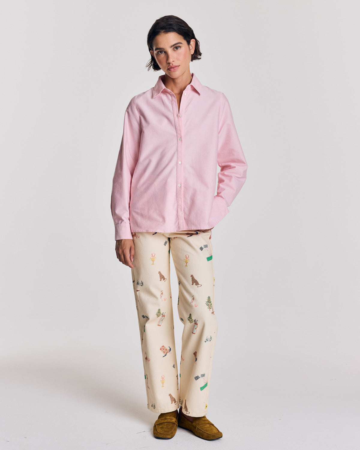 Chemise Liseron rose dragé
