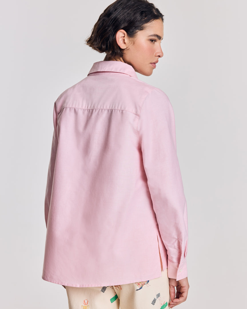 Chemise Liseron rose dragé
