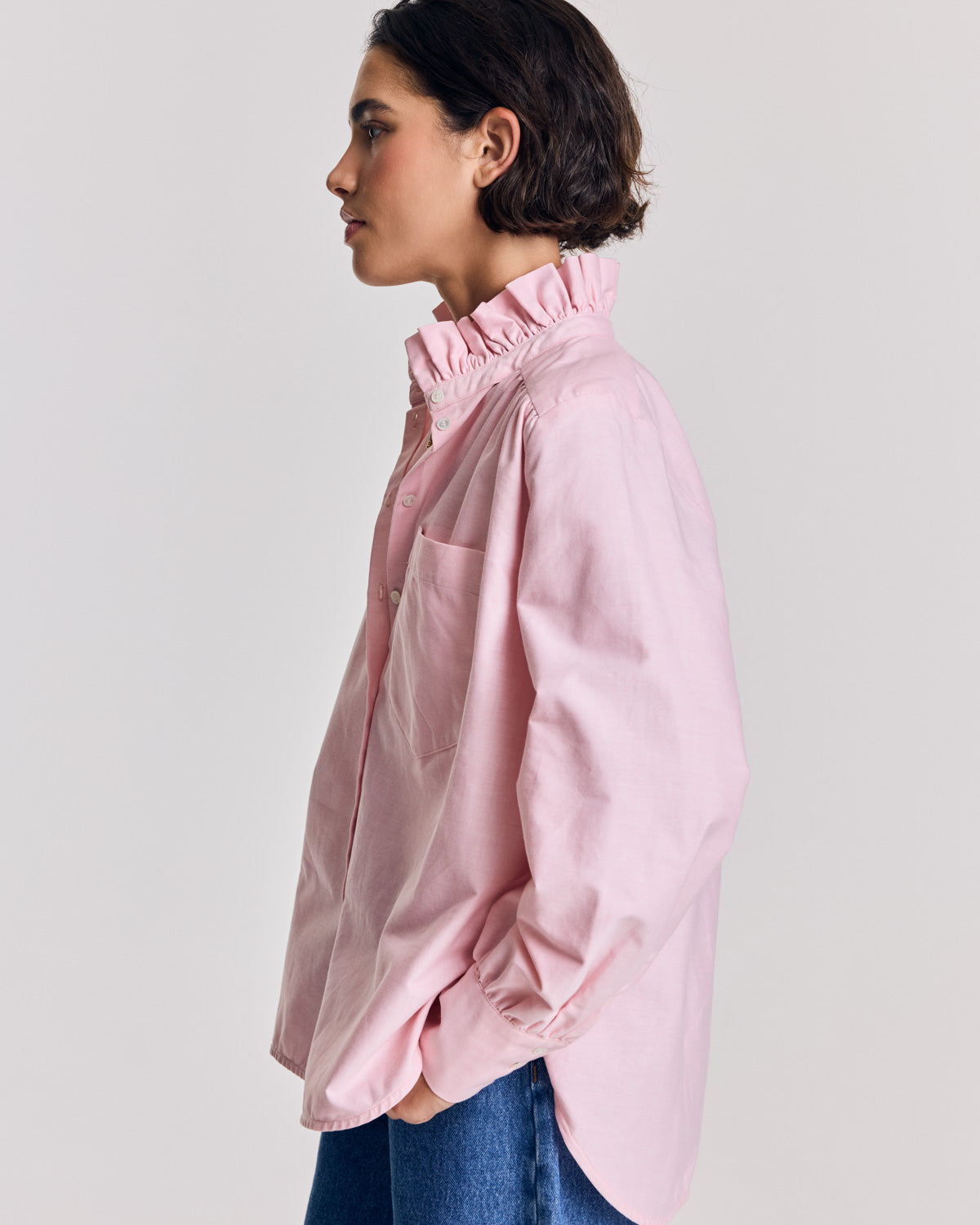 Chemise Léonor rose dragé