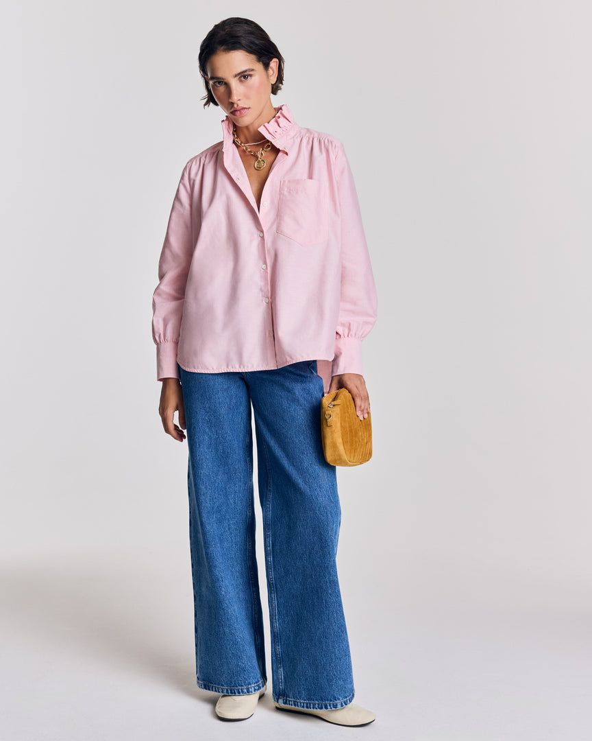 Chemise Léonor rose dragé