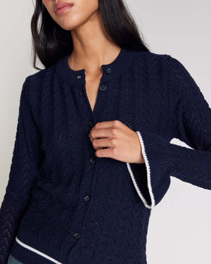 Adriana navy blue cardigan