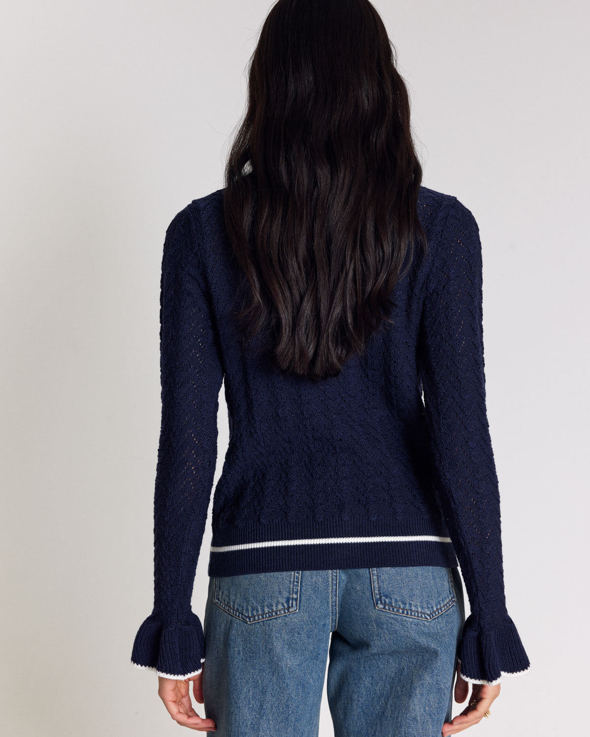 Adriana navy blue cardigan