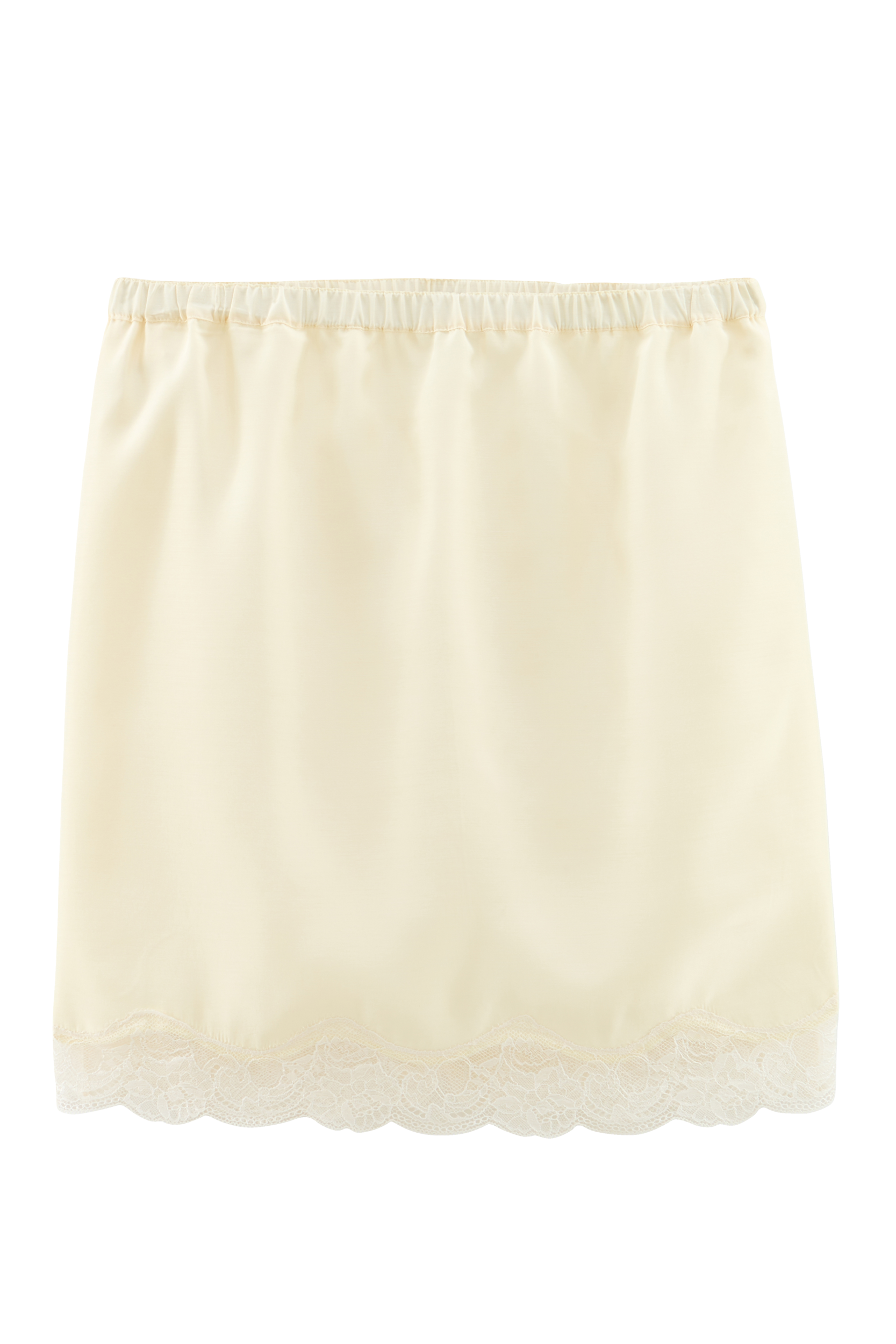 Skirt Doris yellow pastel and ecru