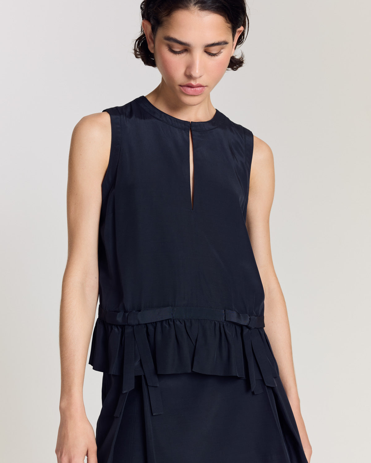 Navy blue Luna top