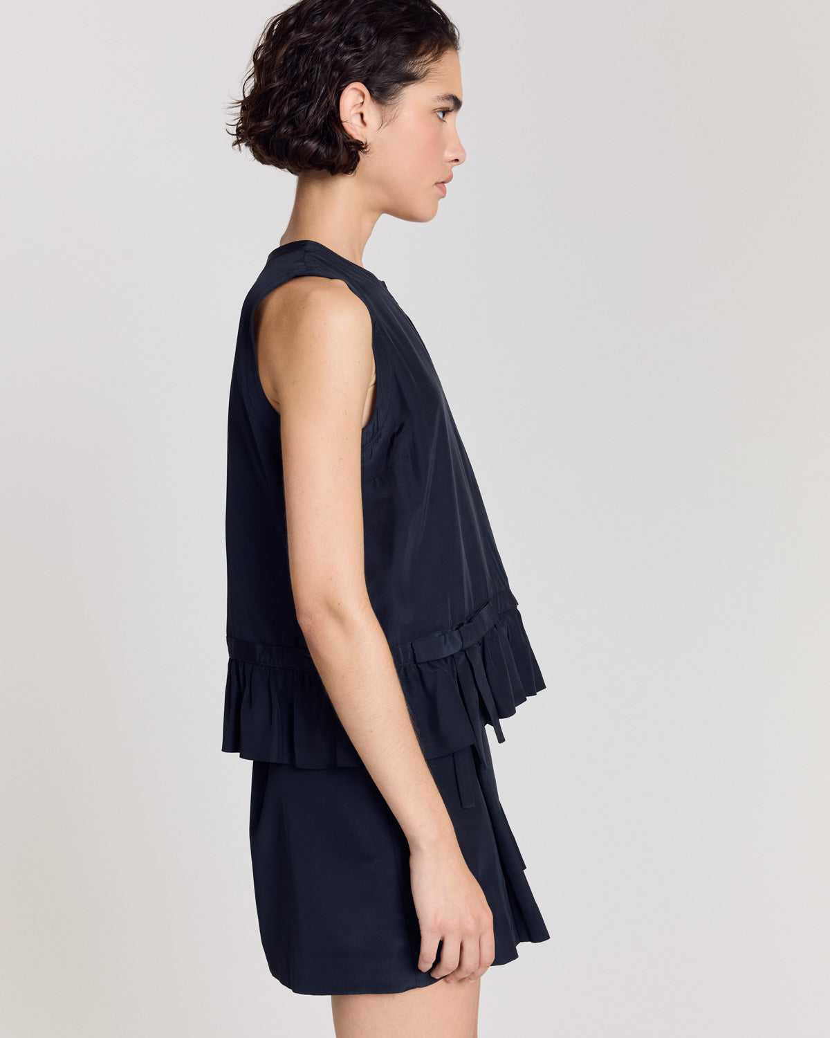 Navy blue Luna top
