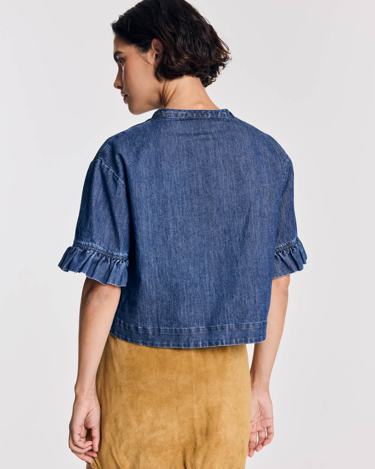 Blouse Constantine bleu chambray foncé