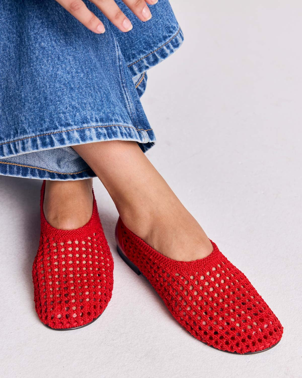 Rita red sandals