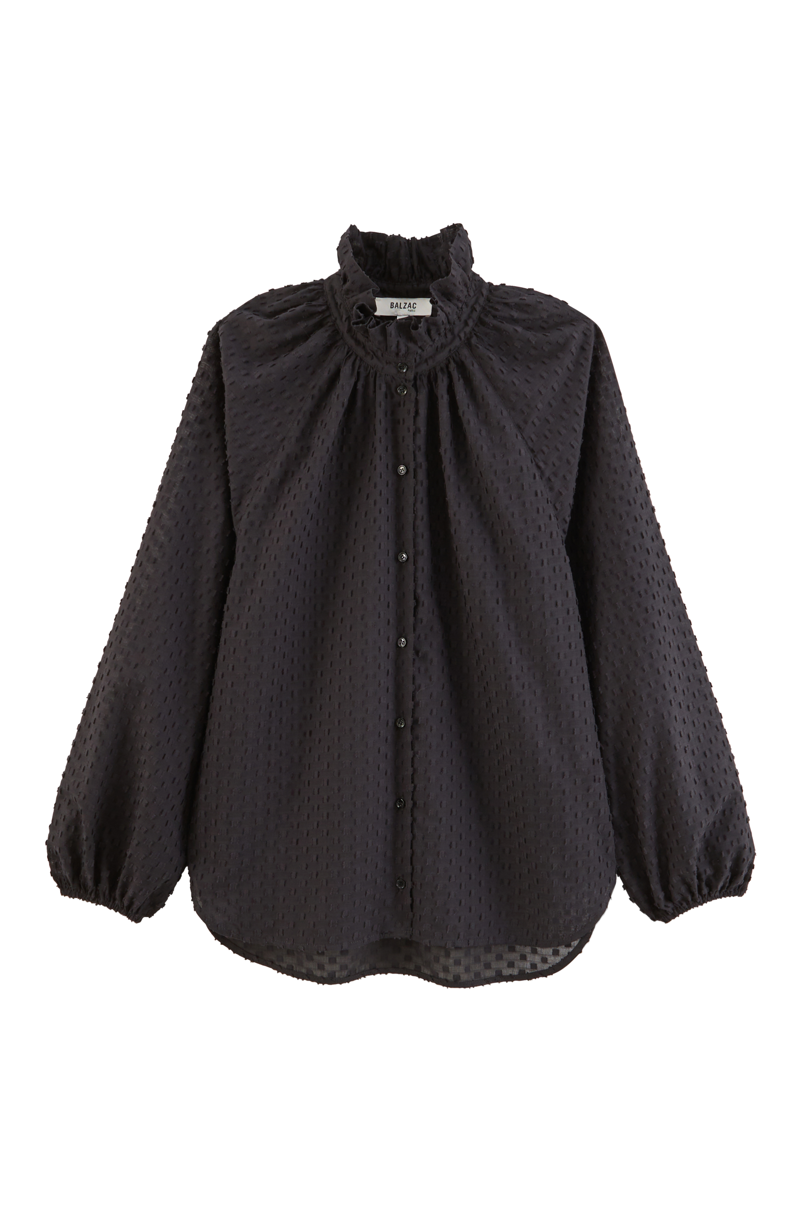 Blouse Camille plumetis blue night