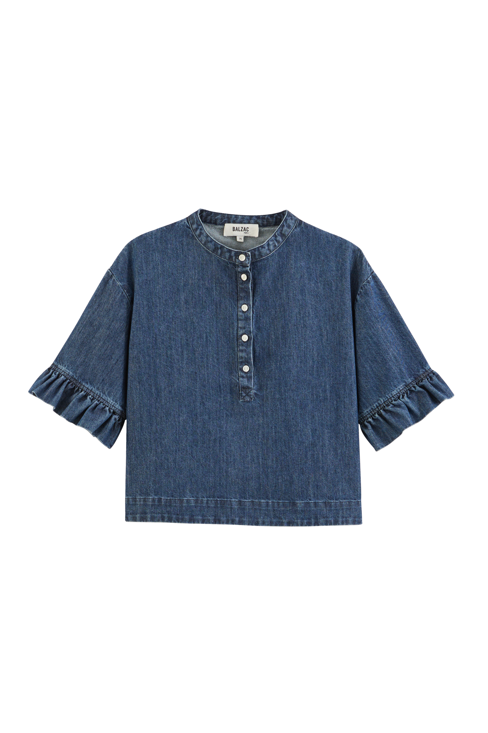 Blouse Constantine blue chambray dark