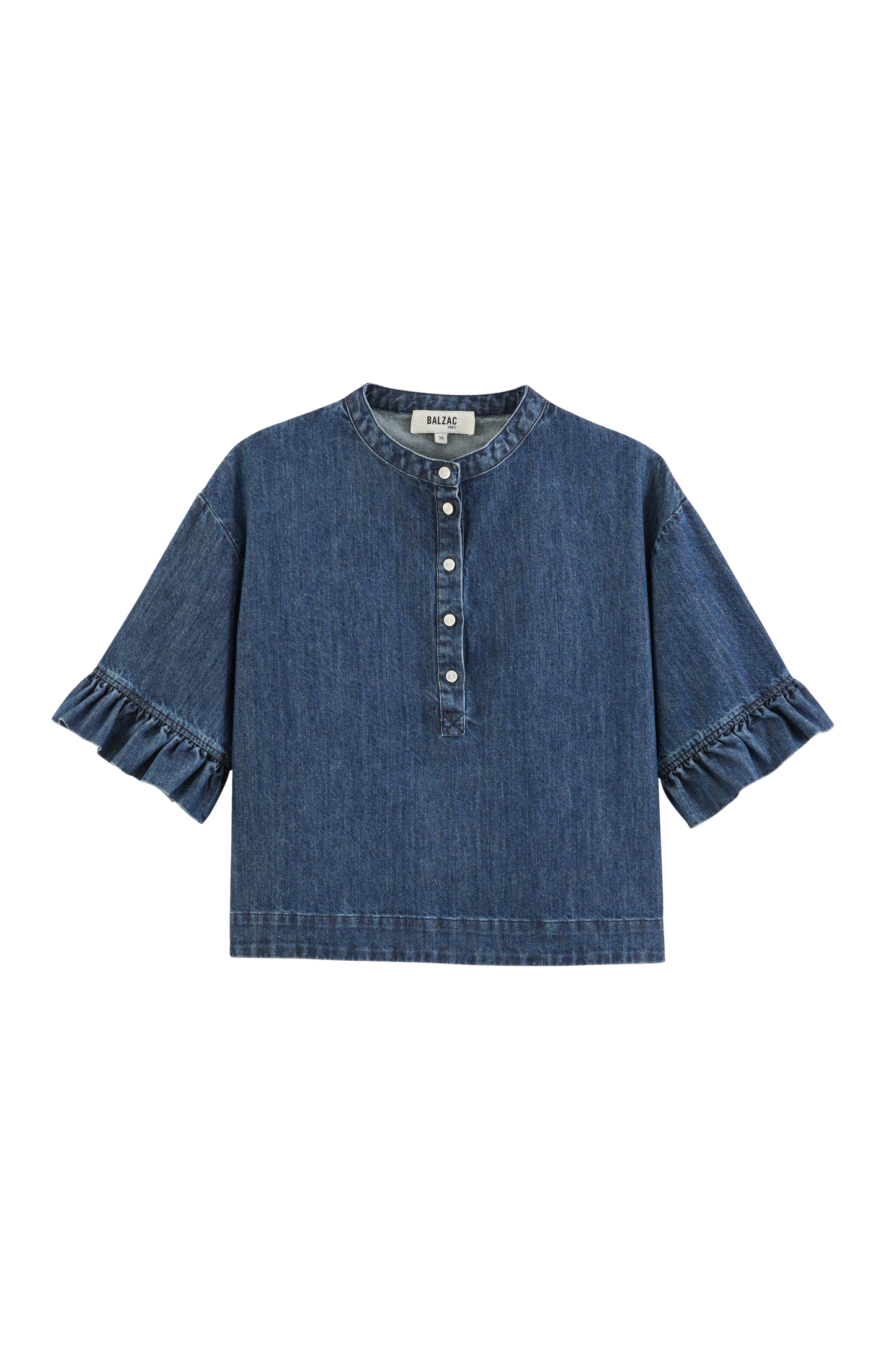 Blouse Constantine bleu chambray foncé