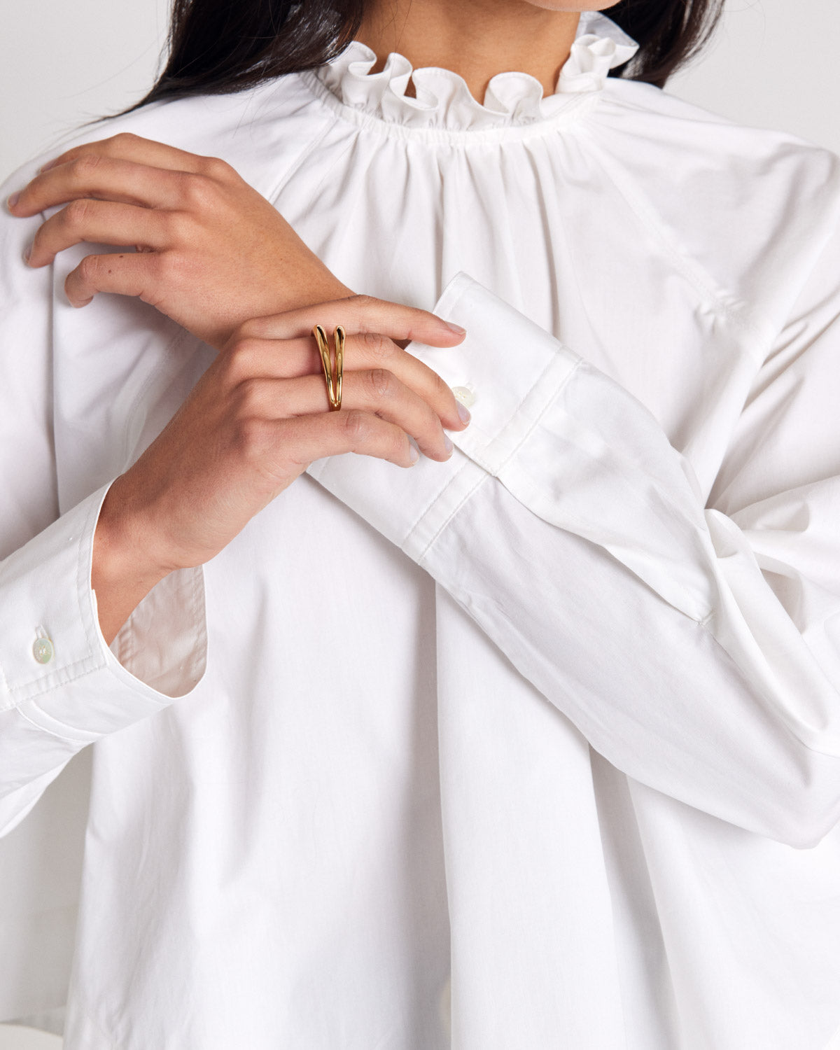 Blouse Zoélie blanc naturel