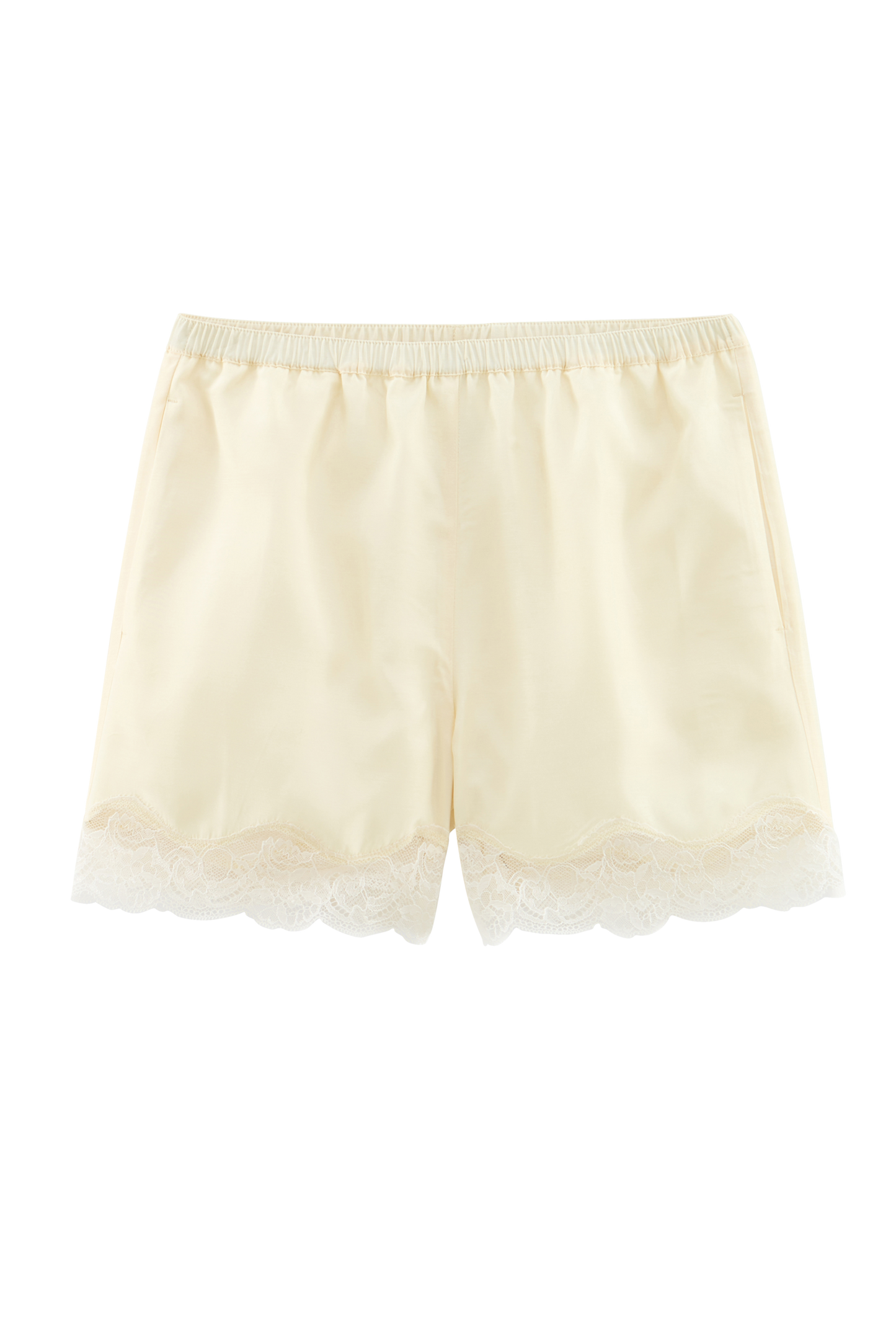 Light yellow Flora shorts