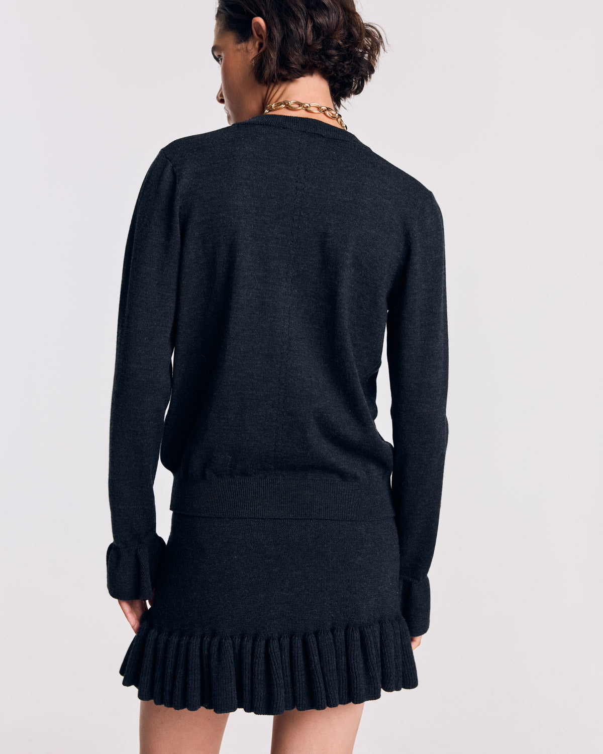 Jupe Dorothée gris anthracite