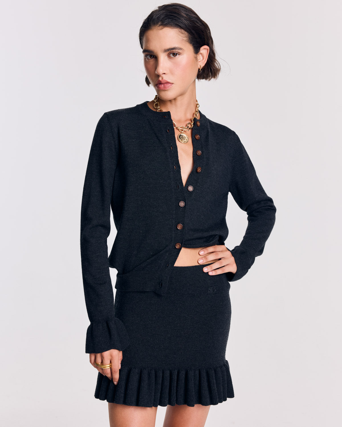 Jupe Dorothée gris anthracite